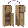 vidaXL Badschrank Artisan-Eiche 30x30x95 cm Holzwerkstoff
