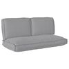 vidaXL Kissenset Oxford-Stoff Grau 120 x 60 x 52 cm