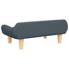 vidaXL Kindersofa Dunkelgrau 70x40x24 cm Stoff