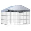 vidaXL Outdoor-Hundezwinger mit &Uuml;berdachung 300&times;300&times;200 cm