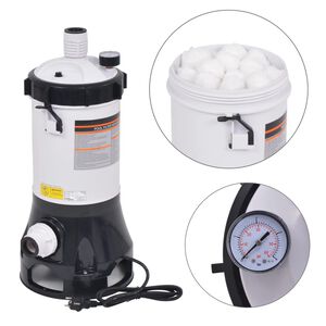 vidaXL Poolfilterpumpe 185 W 4,4 m&sup3;/h