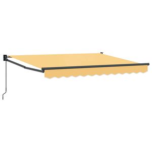 vidaXL Manuelle Markise 3 x 2,5 m Sand 100% Polyester
