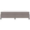 vidaXL Boxspringbett Taupe 140 x 200 cm Stoff