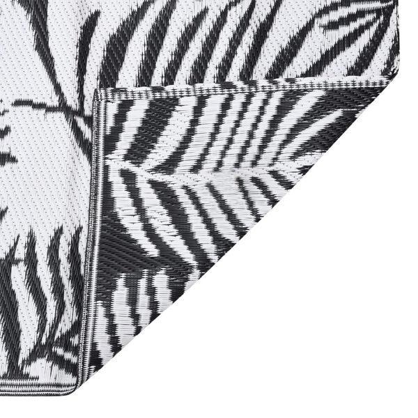 vidaXL Outdoor-Teppich ARAKIL Schwarz 80x250 cm PP