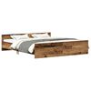 vidaXL Bettgestell ohne Matratze Altholz-Optik 160x200cm Holzwerkstoff
