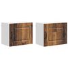 vidaXL Geschirrsp&uuml;lerfront Kalmar 2 pcs Altholz 50 x 31 x 40 cm