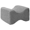 vidaXL Knierolle Einfarbig Grau 26 x 21,5 x 15 cm Viscoschaum