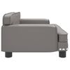 vidaXL Kindersofa Grau 70x45x30 cm Kunstleder