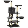 vidaXL Kratzbaum mit Sisal-Kratzsäulen Dunkelgrau 122 cm