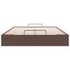 vidaXL Ottoman-Bett ohne Matratze Braun 140x200 cm Kunstleder