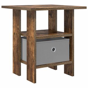 vidaXL Nachttisch Ger&auml;ucherte Eiche 41 x 40 x 45 cm Holzwerkstoff