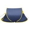 vidaXL Pop-Up-Campingzelt 2 Personen Marineblau / Gelb