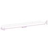vidaXL Wandregale 2 Stk. Grau 100x9x3 cm