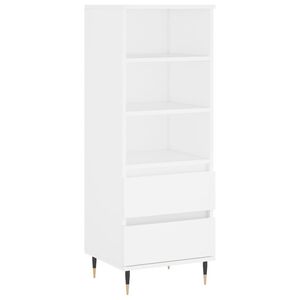 vidaXL Highboard Wei&szlig; 40x36x110 cm Holzwerkstoff