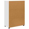 vidaXL Badezimmerschrank Weiß 72,5 x 36,5 x 100 cm Holzwerkstoff