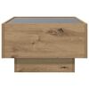 vidaXL Couchtisch Artisan-Eiche 50 x 50 x 30 cm Holzwerkstoff