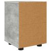 vidaXL Nachttisch Beton Grau 30,5 x 30 x 43 cm Holzwerkstoff