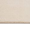 vidaXL Teppich Waschbar Flauschig Kurzflor 200x290 Rutschfest Beige