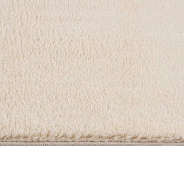 vidaXL Teppich Waschbar Flauschig Kurzflor 200x290 Rutschfest Beige