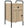 vidaXL Nachttisch Sonoma-Eiche 35 x 36,5 x 61 cm Holzwerkstoff
