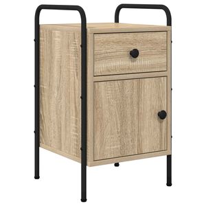 vidaXL Nachttisch Sonoma-Eiche 35 x 36,5 x 61 cm Holzwerkstoff