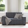 vidaXL 2-Sitzer-Sofa Dunkelgrau 120 cm Samt