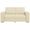 vidaXL Sofa Creme 160 x 78 x 84 cm Stoff