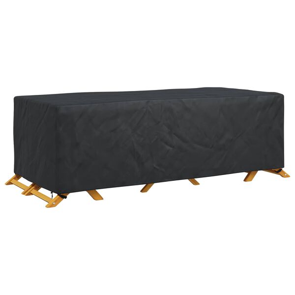 vidaXL M&ouml;belbezug Uni Schwarz 300 x 110 x 70 cm 210D