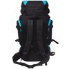 vidaXL Wanderrucksack XXL 75 L Schwarz und Blau