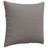 vidaXL Sofakissen 2 pcs Taupe 45 x 45 cm Stoff