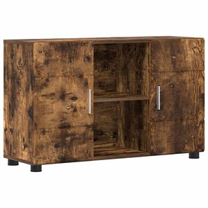 vidaXL Sideboard FLORIN Ger&auml;ucherte Eiche 88,5 x 30,5 x 55,5 cm