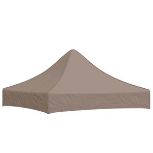 vidaXL Partyzelt-Dach 2x2 m Taupe 270 g/m&sup2;