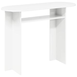 vidaXL Konsolentisch Wei&szlig; 100 x 39,5 x 75 cm Holzwerkstoff