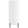 vidaXL Regalschrank Hochglanz-Wei&szlig; 69,5x32,5x90 cm Holzwerkstoff
