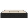 vidaXL Ottoman Bettgestell Schwarze Eiche 203 x 140 x 25 cm