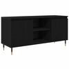 vidaXL TV-Schr&auml;nk 104 x 35 x 50 cm Schwarz Eichen-Optik Holzwerkstoff