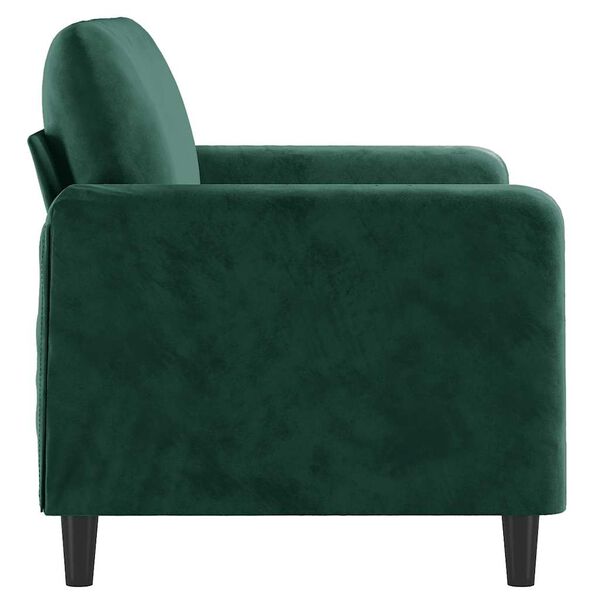 vidaXL 2-Sitzer-Sofa Dunkelgr&uuml;n 120 cm Samt