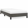 vidaXL Bettgestell ohne Matratze Dunkelgrau 90x190 cm Samt