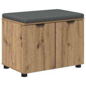 vidaXL Flurbank Artisan-Eiche 60 x 38 x 46 cm