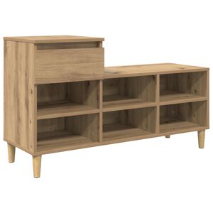 vidaXL Schuhschrank Artisan-Eiche 102 x 36 x 60 cm Holzwerkstoff