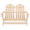 vidaXL Adirondack-Gartenbank 2-Sitzer Massivholz Tanne