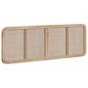 vidaXL Kopfteil mit Kopfteil Natur 160 x 55 x 3 cm Rattan