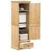 vidaXL Kleiderschrank Corona 55x50x170 cm Massivholz Kiefer