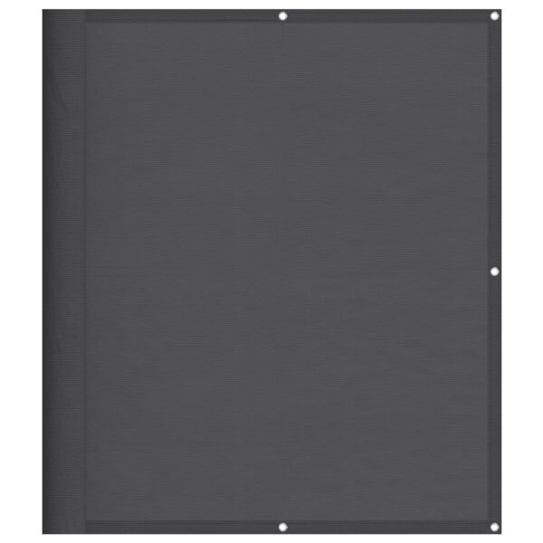 vidaXL Balkon-Sichtschutz Anthrazit 120x800 cm 100 % Polyester-Oxford