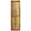 vidaXL Wandgarderobe 2 Stk. Mangoholz Massiv 36x110x3 cm