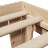 vidaXL Massivholzbett ohne Matratze 90x200 Kiefernholz