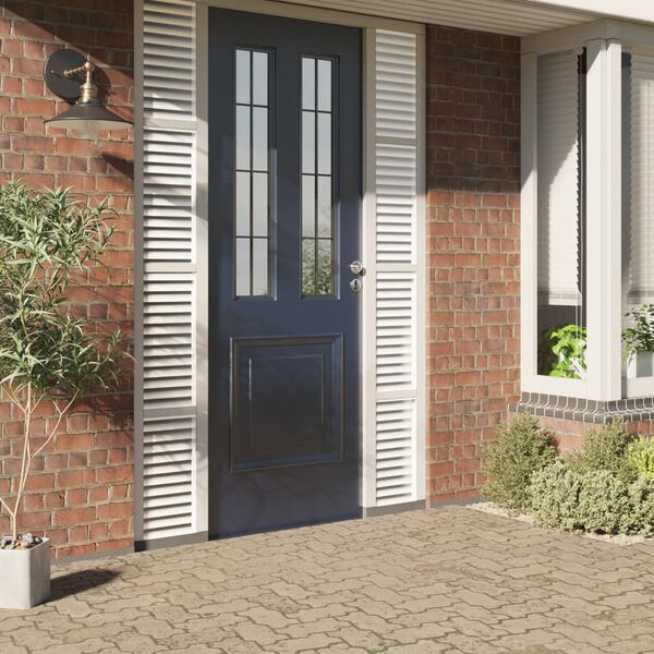 vidaXL Fensterfolie Matt Streifenmuster 90x500 cm PVC