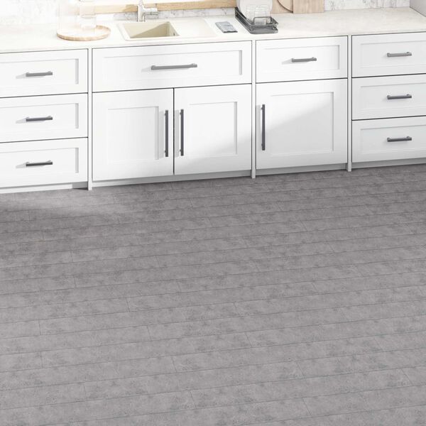 vidaXL Bodenplanken 36 pcs Zementbraun 5,02 m&sup2; PVC