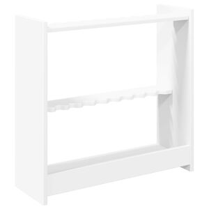 vidaXL Billardqueue-St&auml;nder Holzwerkstoff 60 x 20 x 57 cm Wei&szlig;