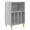 vidaXL Plattenspielerst&auml;nder Sonoma-Grau 47 x 39,5 x 74,5 cm